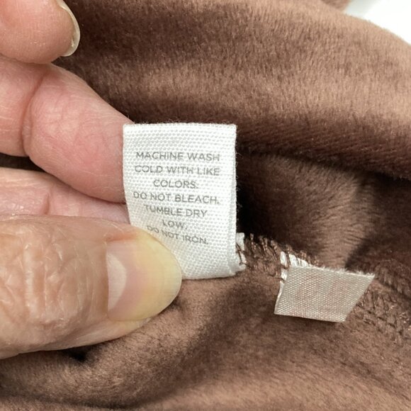 Danskin 2-Piece Velour Track Suit, Sz Large, Pinkish‎ Brown Boxy Hoodie Jogger - Picture 9 of 16